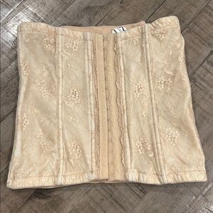 Maidenform Shapewear Waist Cinch Corset Instant Slimmer Lacey Size S/P/CH